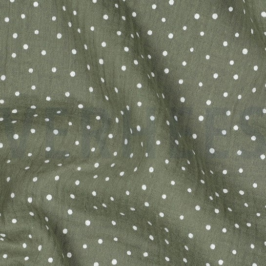 MUSSELIN KLEINE PUNKTE ESSIGGURKE #7