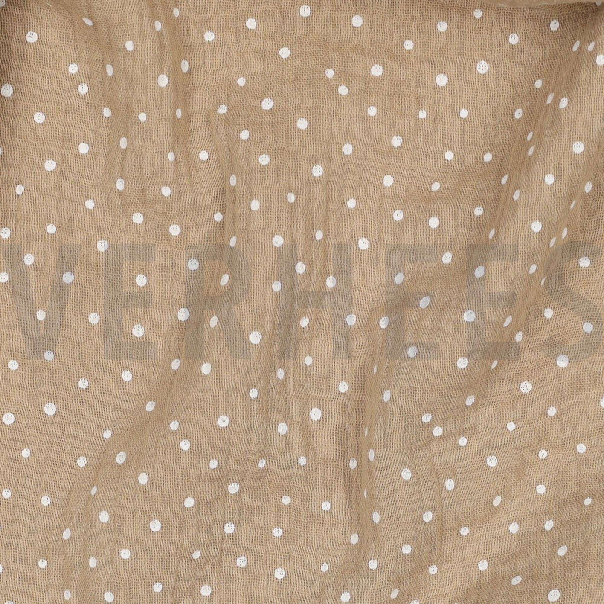 MUSSELIN KLEINE PUNKTE BEIGE (high resolution) #2