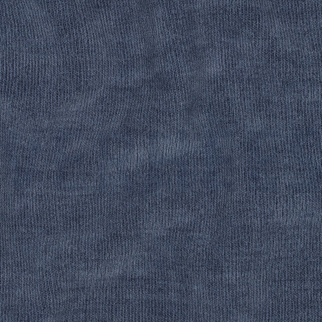 VELOURS SHERPA TRICOT DOUBLE FACE JEAN BLEU #7