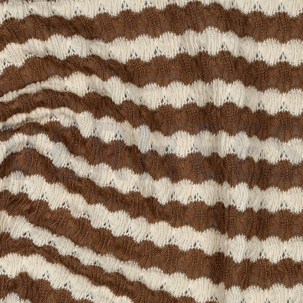 BREISEL JACQUARD STREPEN BRUIN #7