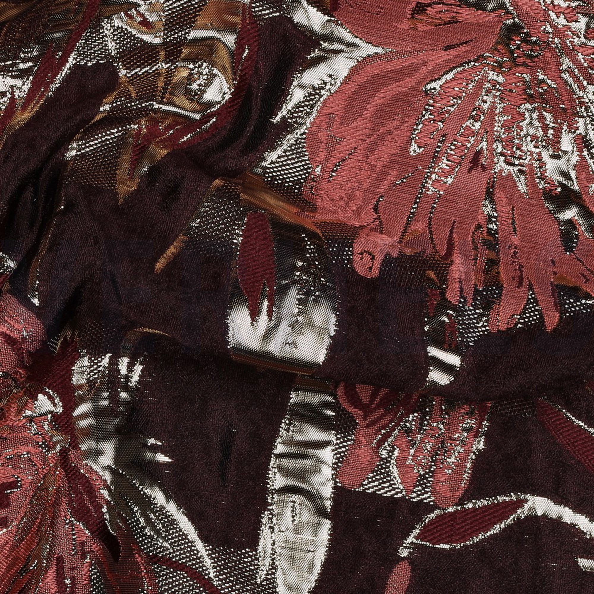 JACQUARD FLOWERS AUBERGINE (high resolution) #2