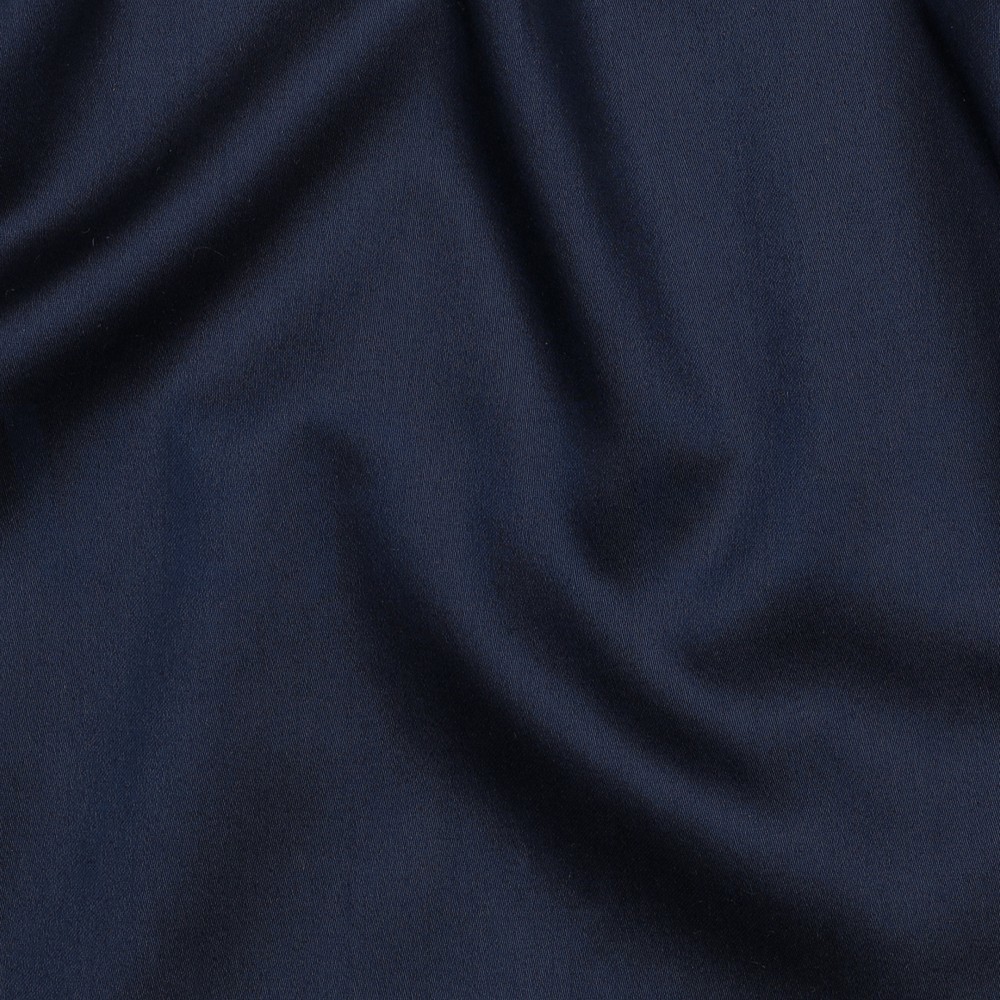 BAUMWOLLE SATIN MARINEBLAU #7