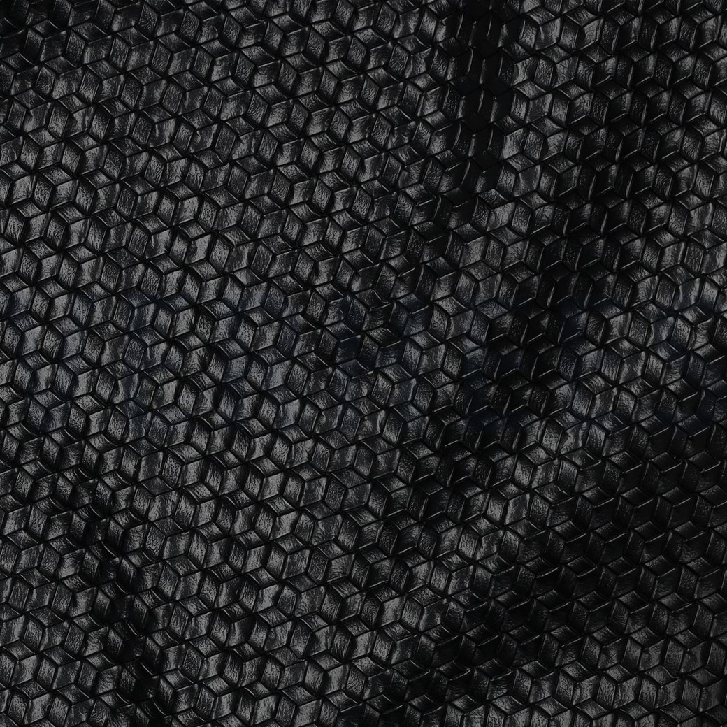 SIMILI CUIR TISSÉ NOIR #7