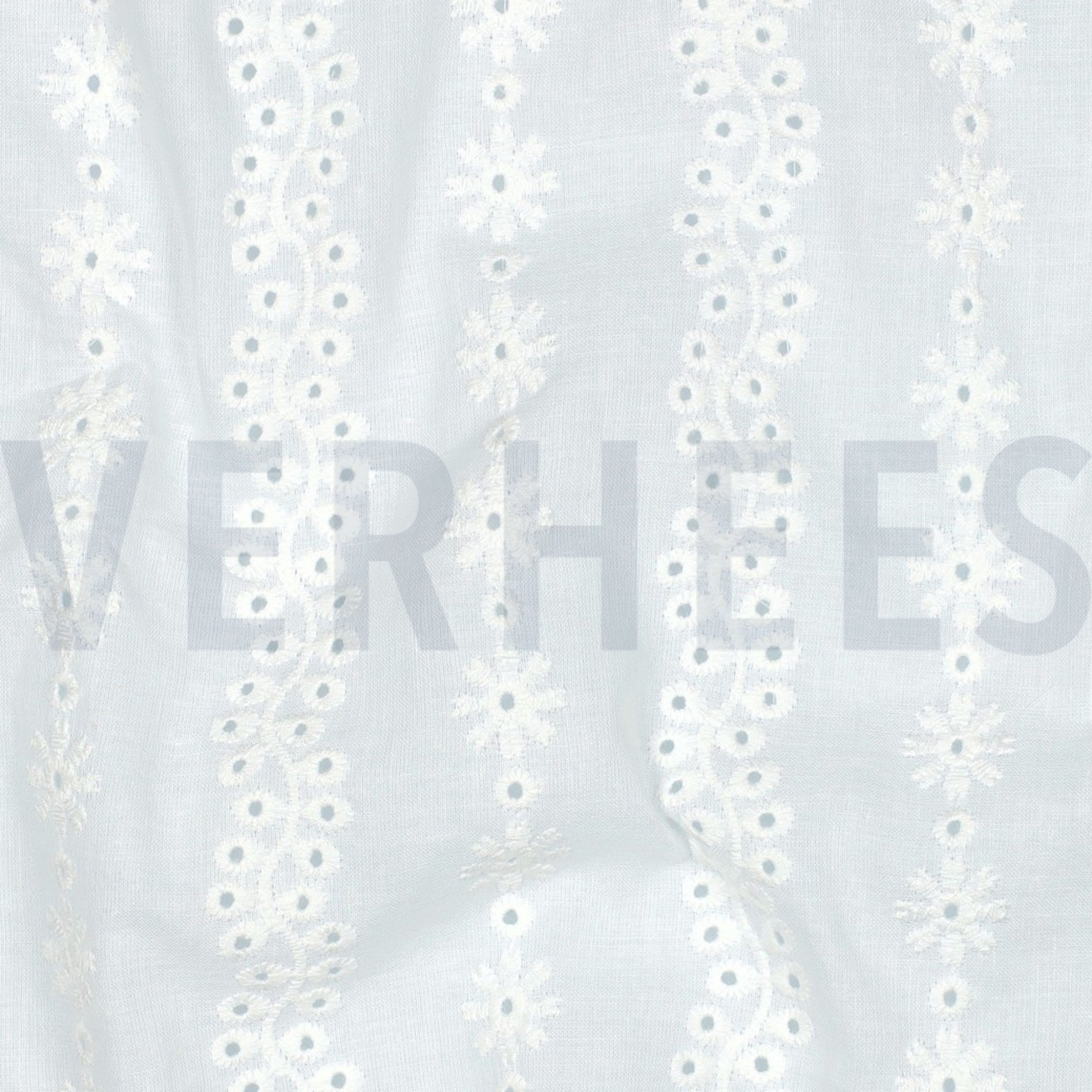 KATOEN EMBROIDERY TWEE-ZIJDIGE GOLFRAND WIT (high resolution) #2