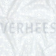 KATOEN EMBROIDERY TWEE-ZIJDIGE GOLFRAND WIT (thumbnail) #2