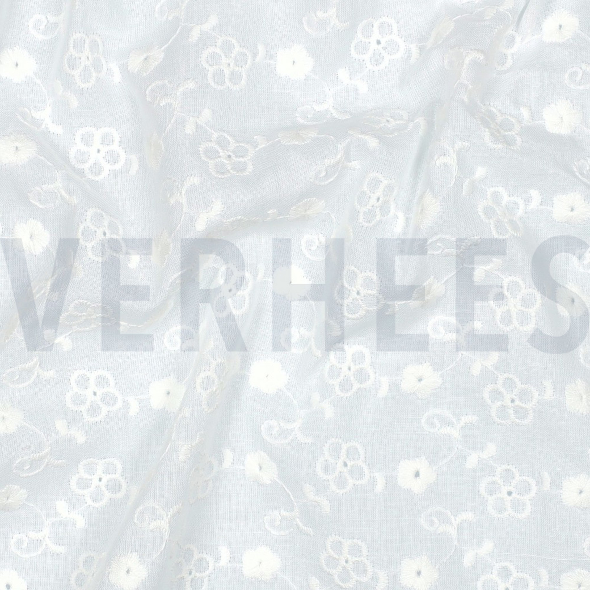 KATOEN EMBROIDERY TWEE-ZIJDIGE GOLFRAND WIT (high resolution) #2