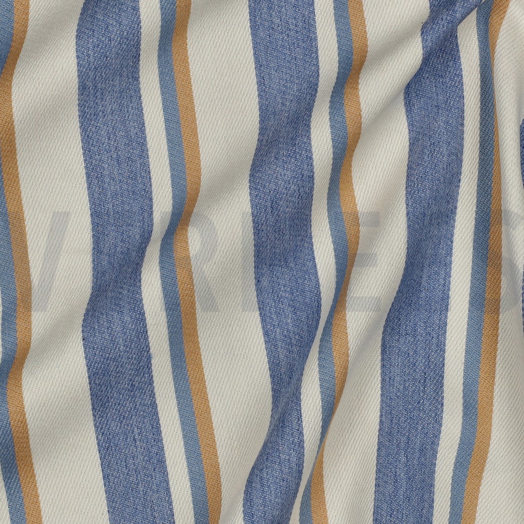 DENIM GARENGEVERFD STREPEN CAMEL #7