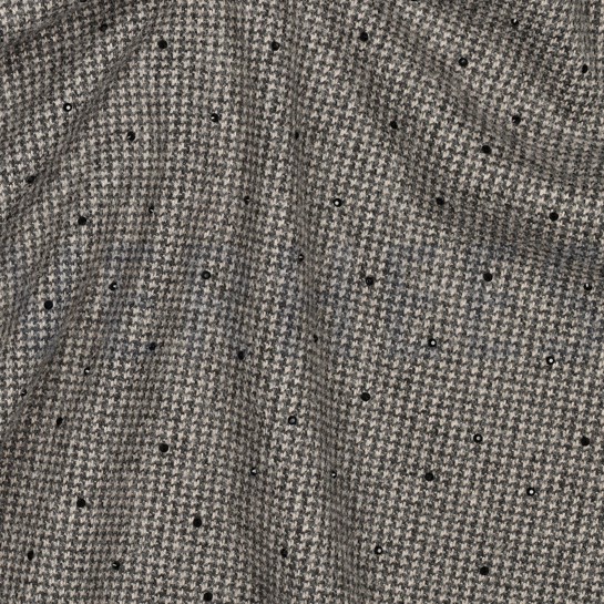 GEBORSTELD PIED DE POULE STUDS TAUPE #7