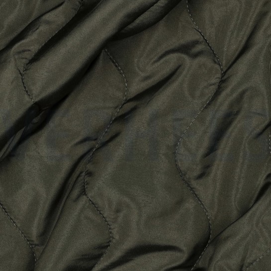 STEPPSTOFF ZIG ZAG ARMEEGRÜN #7