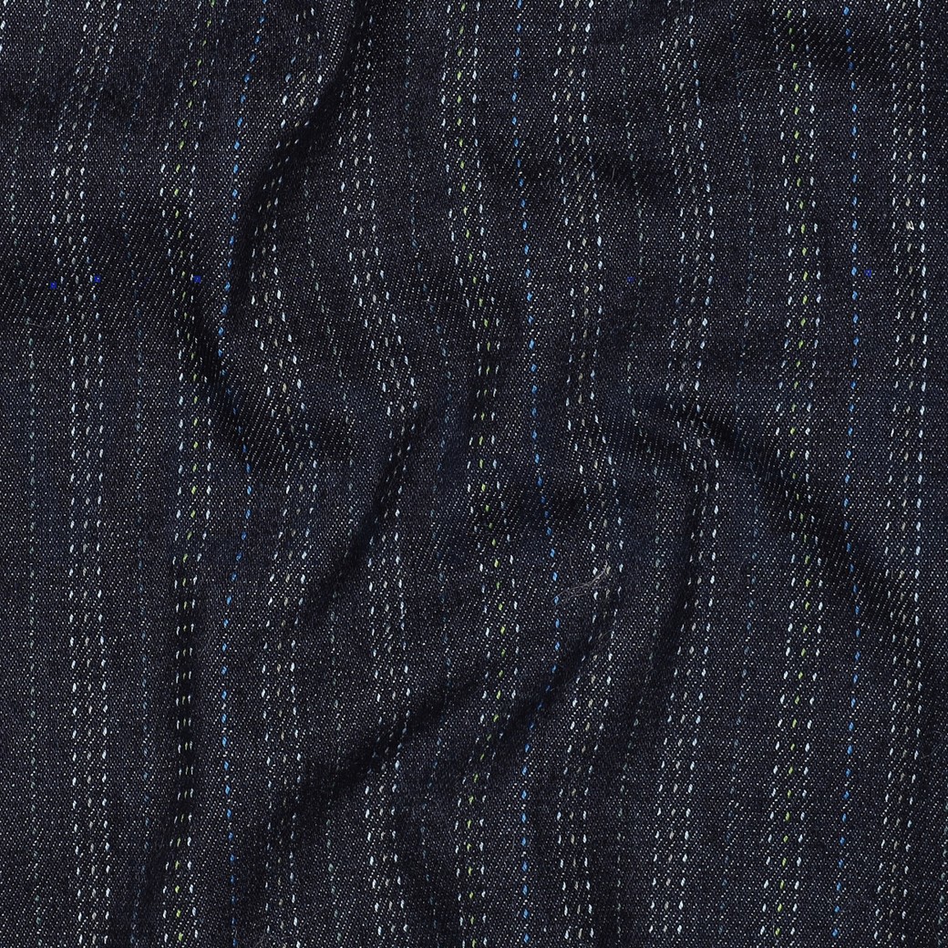 DENIM JACQUARD STREPEN INDIGO #7
