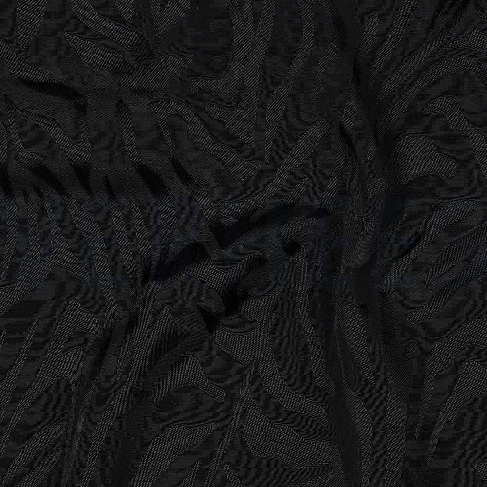 VISCOSE JACQUARD PEAU D’ANIMAL NOIR #7