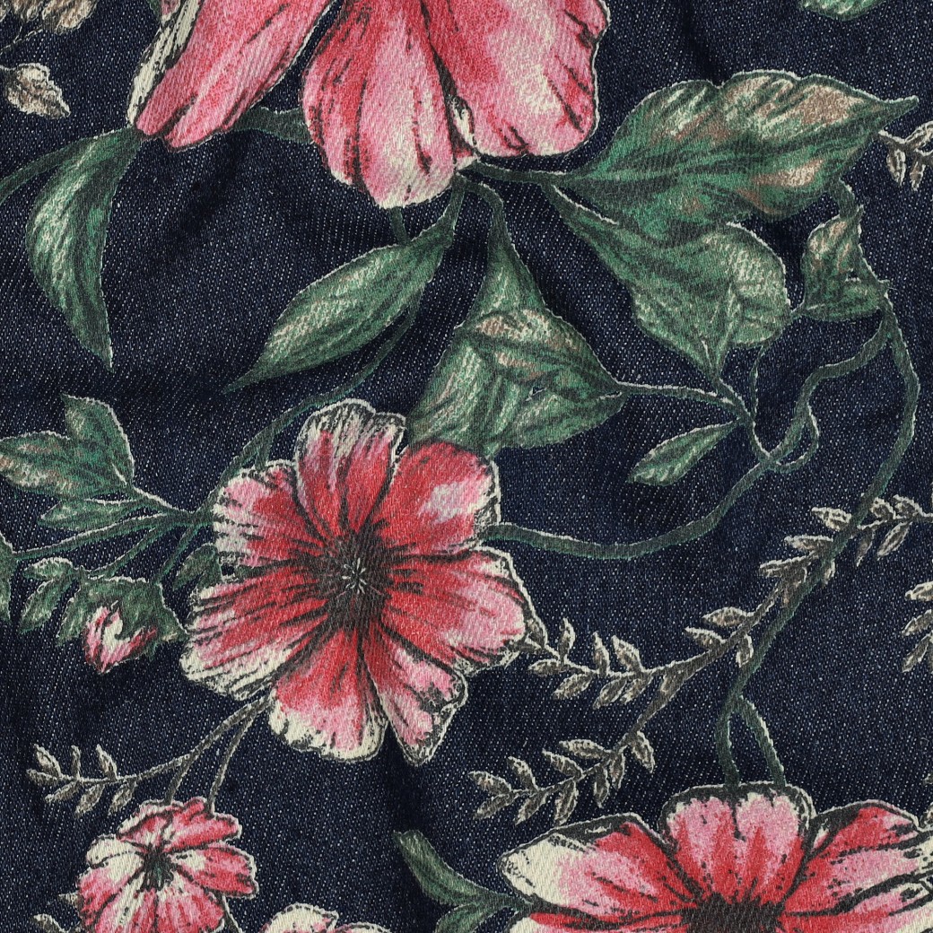 DENIM BLOEMEN JEANSBLAUW #7