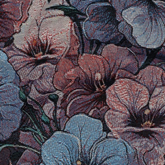 GOBELIN FLEURS BLEU #7