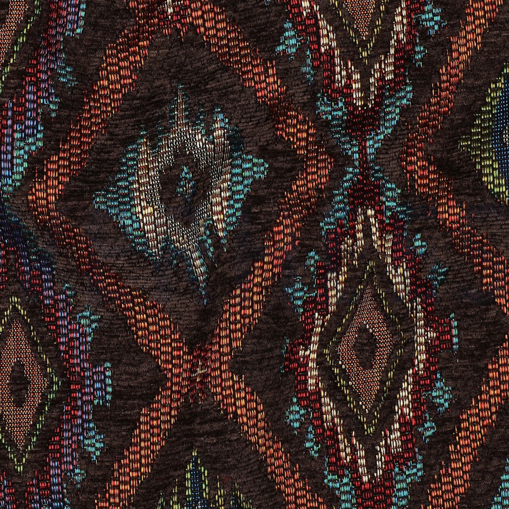GOBELIN CHENILLE ABSTRACT BRUIN #7