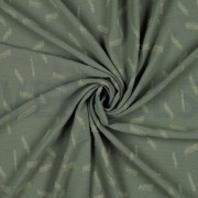 DOBBY JACQUARD STRIPES BASIL (thumbnail) #2