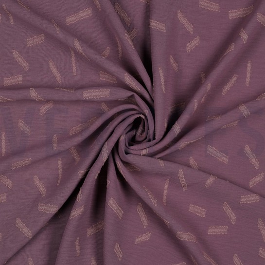 DOBBY JACQUARD STREIFEN ROSENHOLZ #7