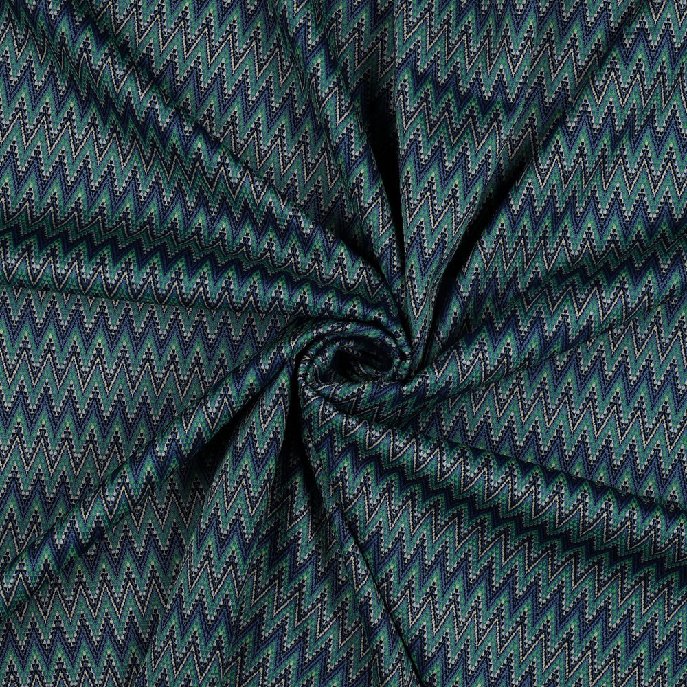 BREISEL JACQUARD DONKER KOBALTBLAUW #7