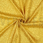 VISCOSE JACQUARD ANIMAL SKIN LEMON (thumbnail) #2