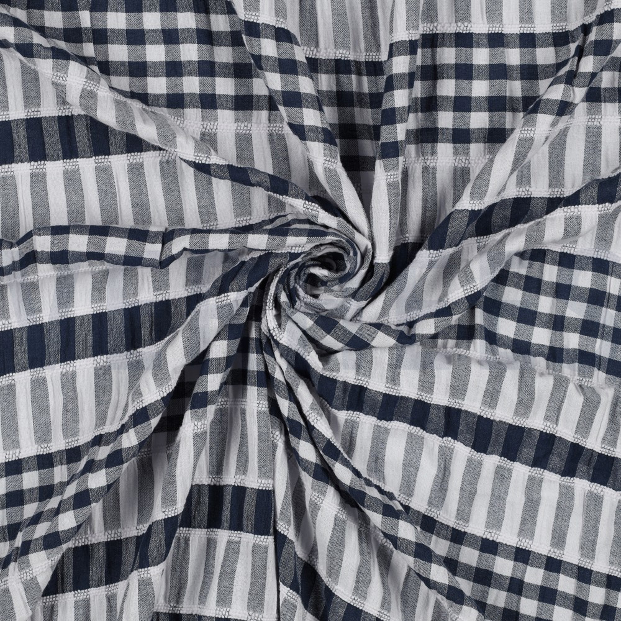 TEINT EN FIL RAYURE BLEU MARINE (high resolution) #2