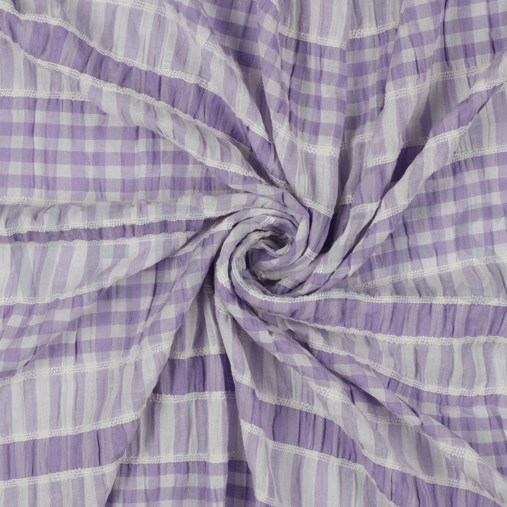 YARN DYED STRIPE LILAC #7