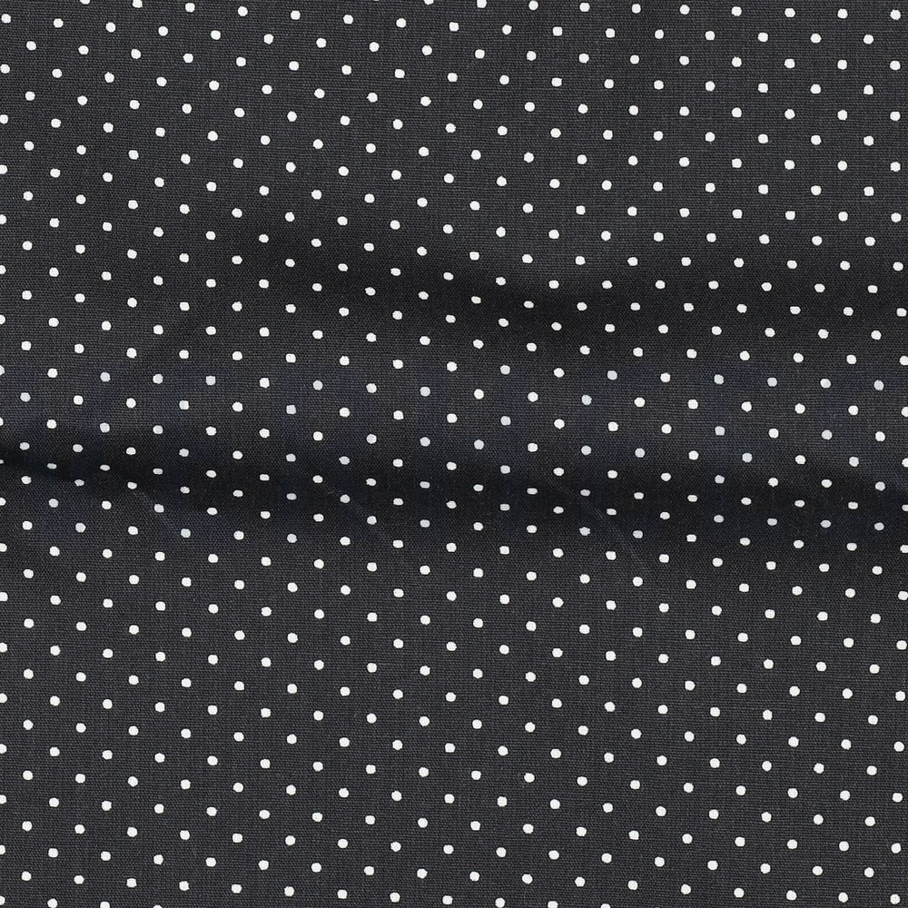 POPLIN PETIT DOTS BLACK #7