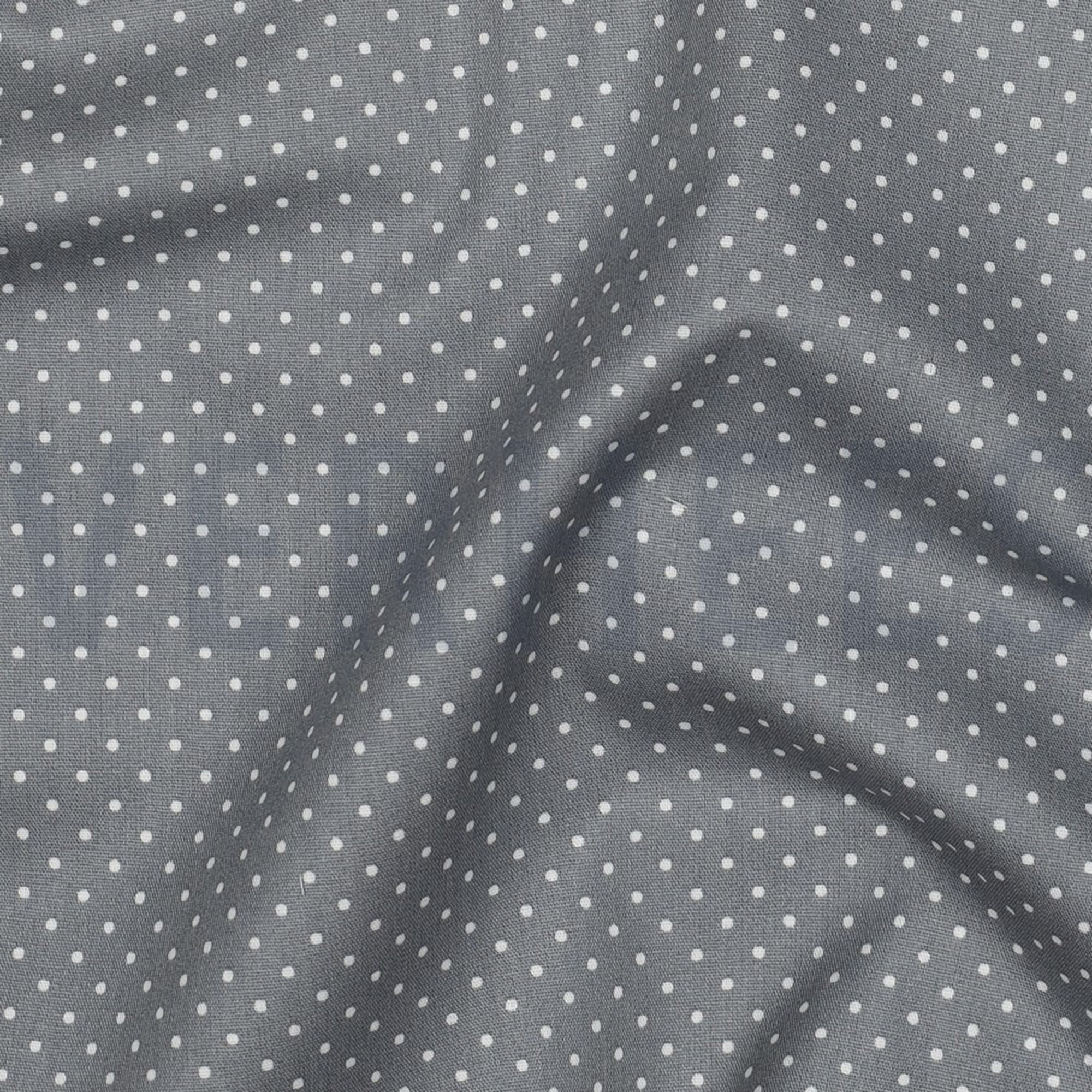 POPLIN PETIT DOTS GREY (high resolution) #2