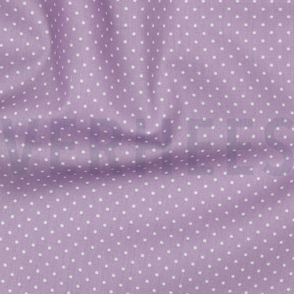 POPLIN PETIT DOTS LILAC #7
