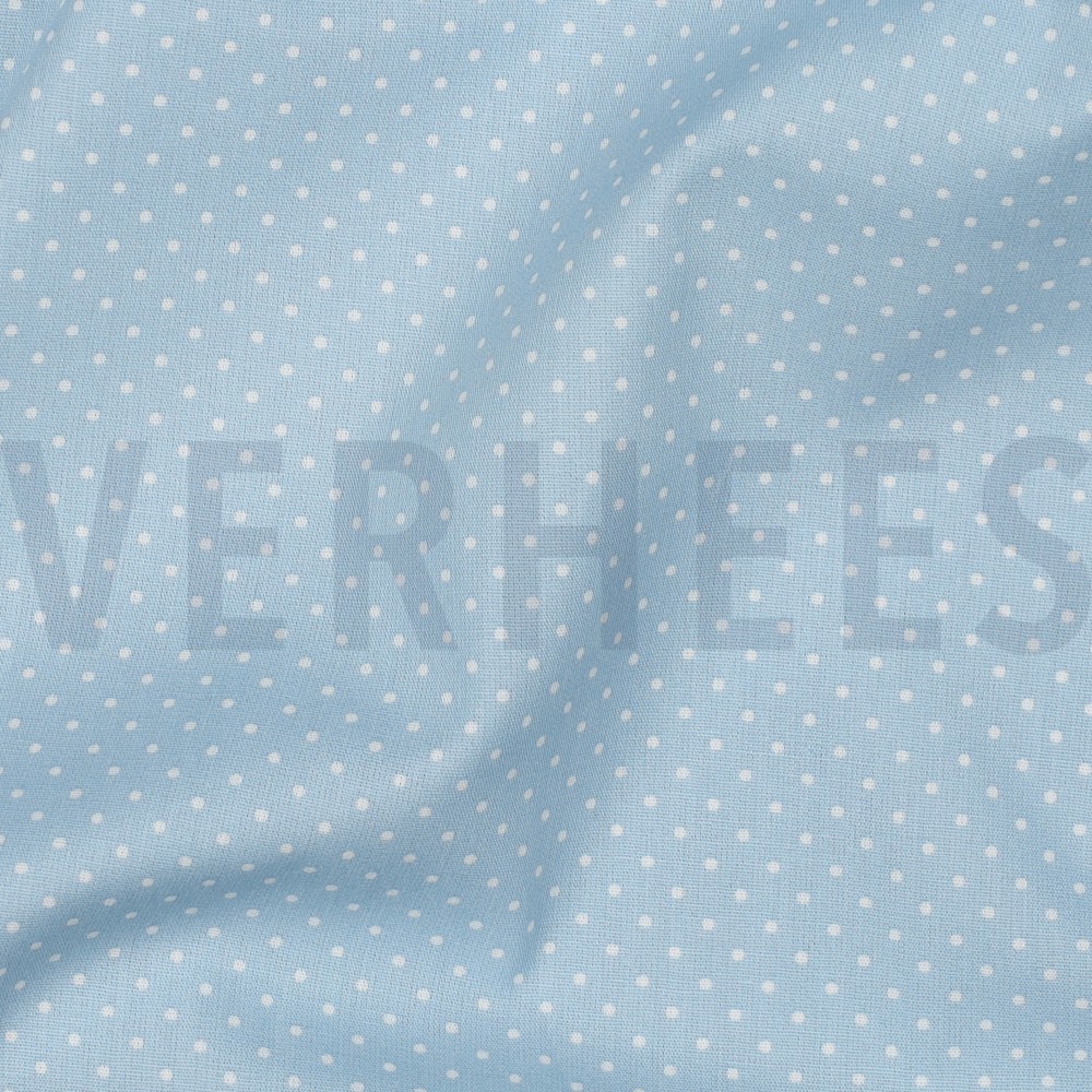 POPLIN PETIT DOTS LIGHT BLUE #7
