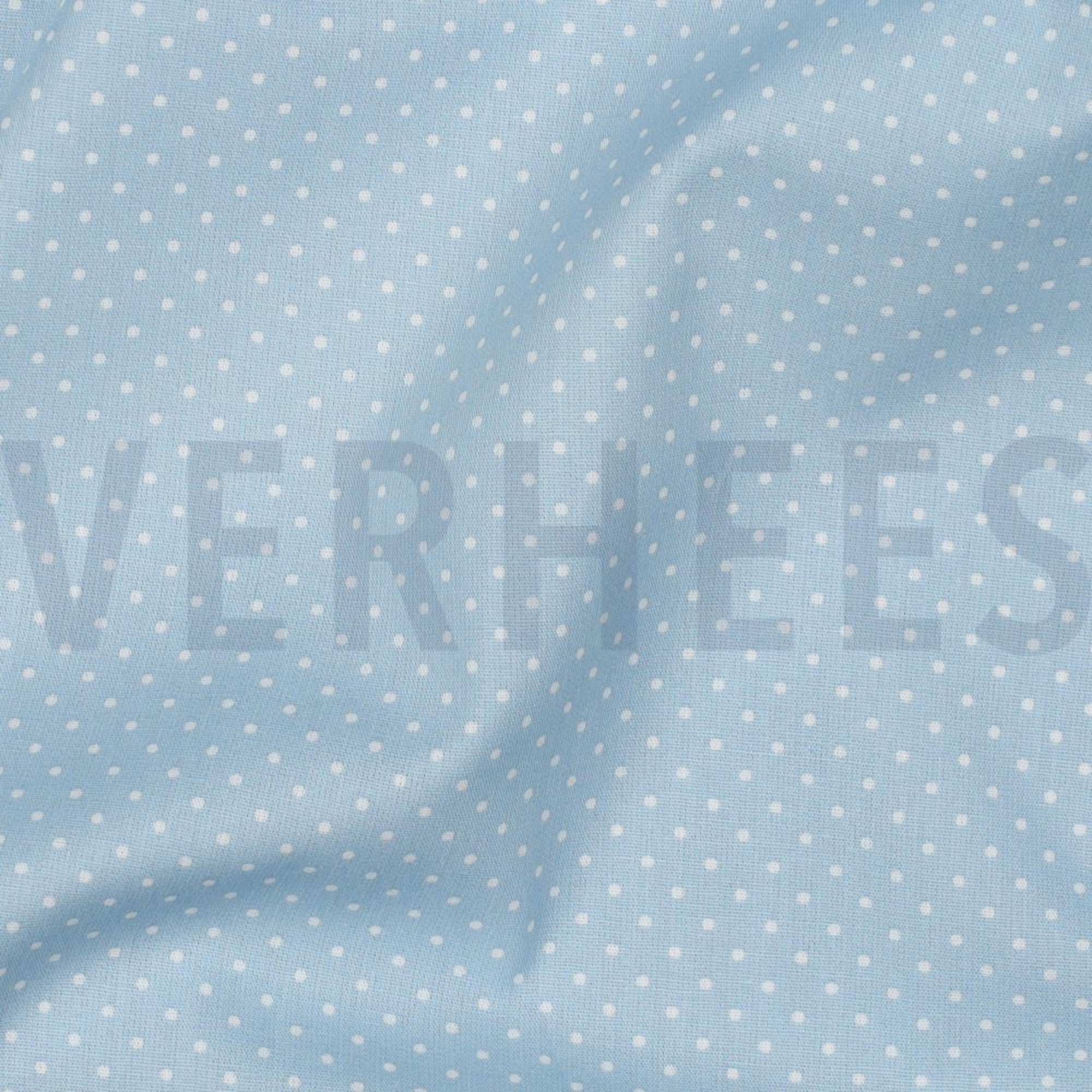 POPLIN PETIT DOTS LIGHT BLUE (high resolution) #2