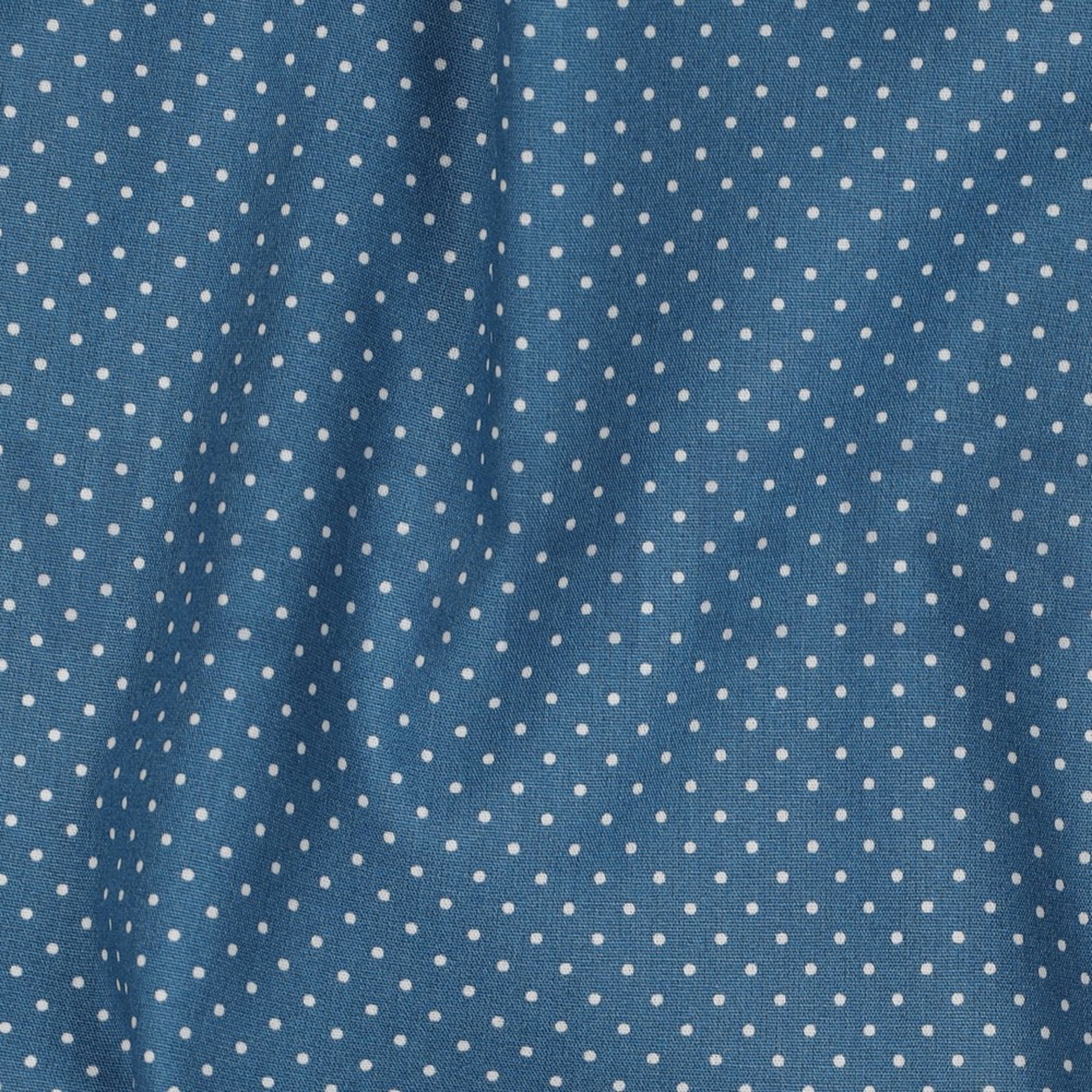 POPLIN PETIT DOTS BLUE (high resolution) #2