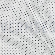 KATOENEN POPLIN KLEINE STIPPEN WIT/DONKERBLAUW (thumbnail) #2