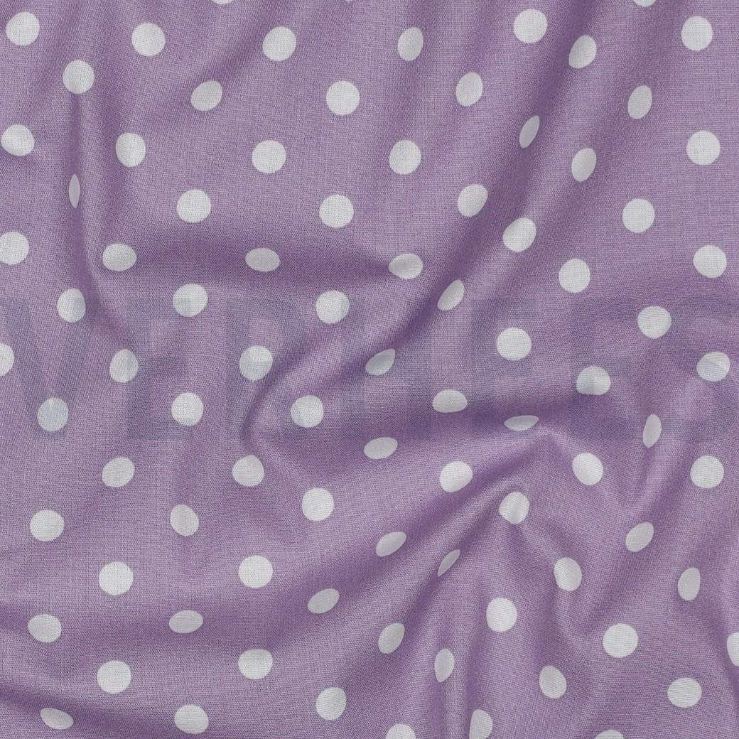 POPLIN DOTS LILAC #7