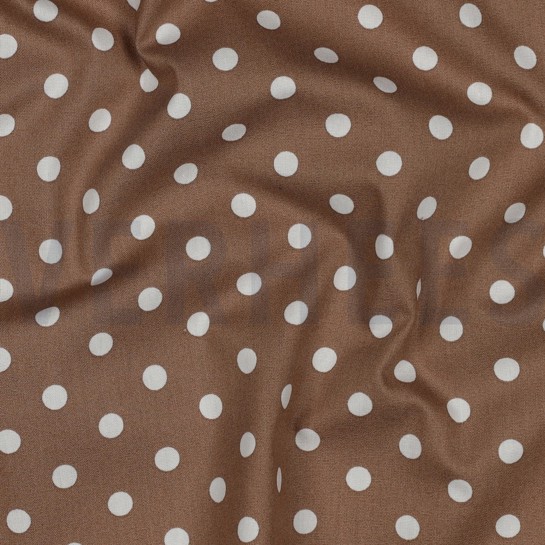 POPLIN DOTS TAUPE #7