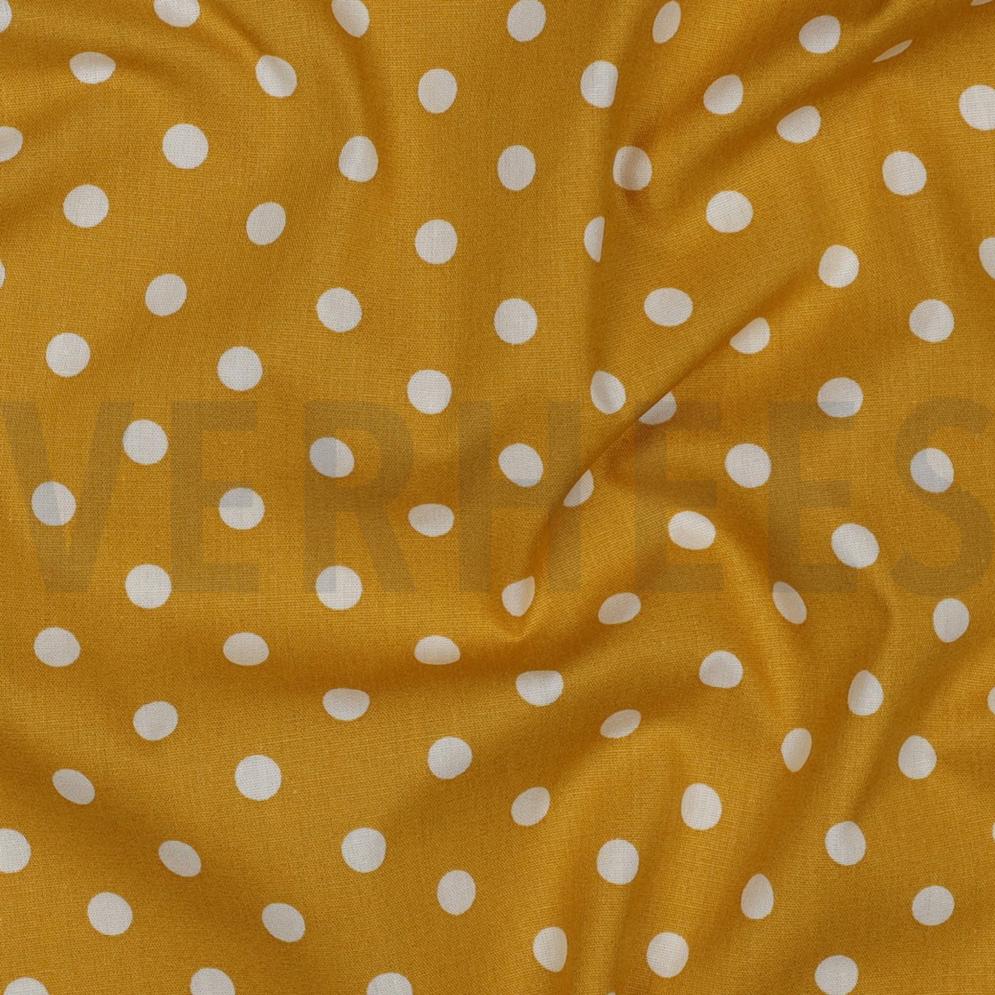 POPLIN DOTS OCHRE (high resolution) #2