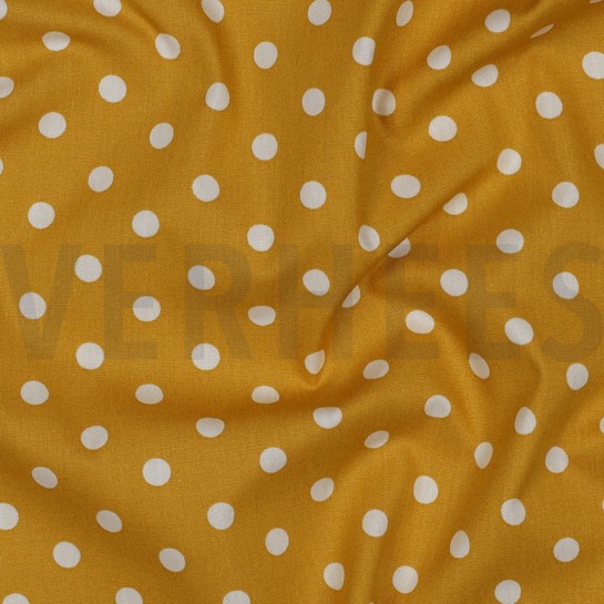 POPLIN DOTS OCHRE #7