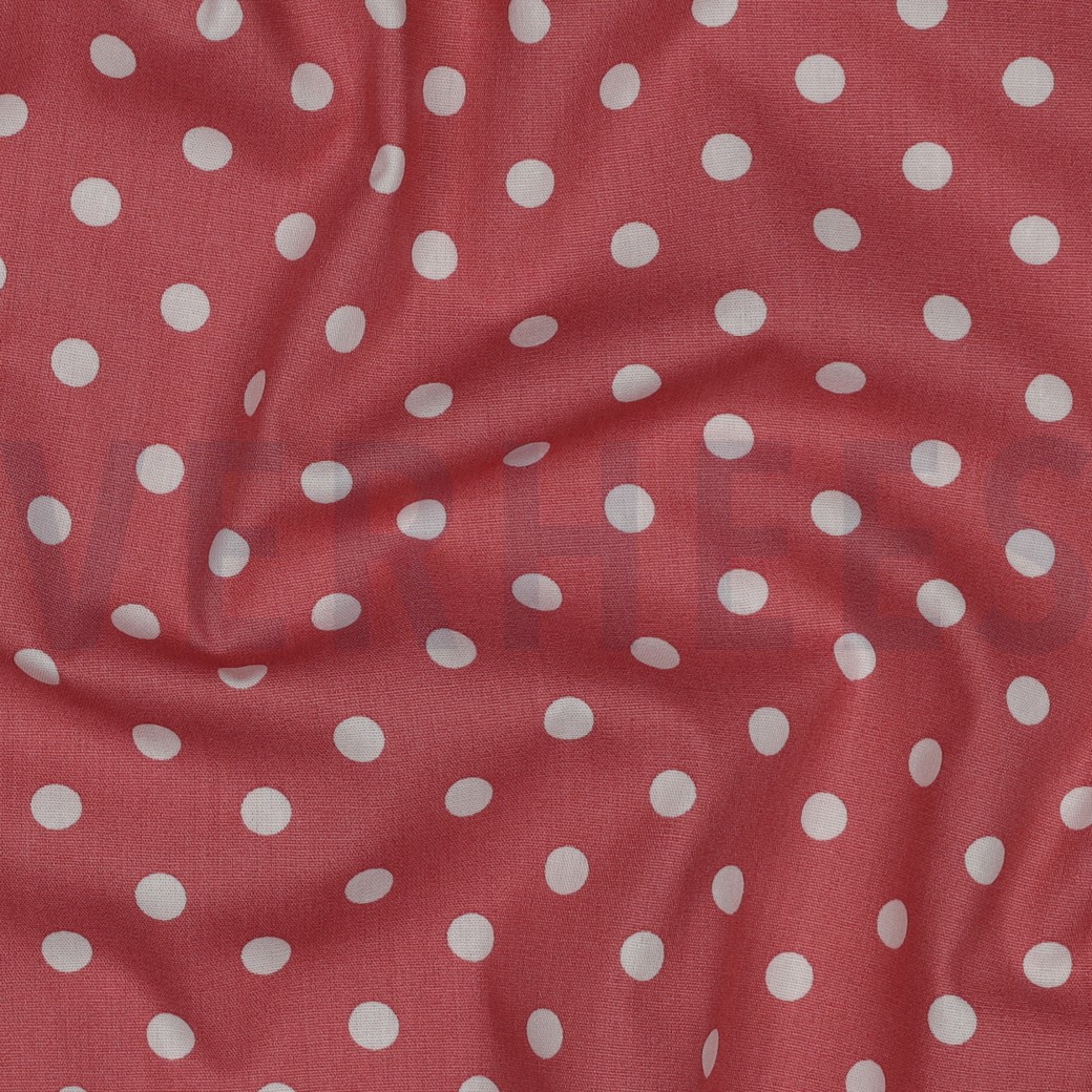 KATOENEN POPLIN STIPPEN BLUSH #7