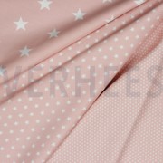 POPLIN STARS OLD ROSE (thumbnail) #2