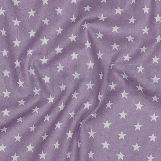 POPLIN PETIT STARS LILAC #7