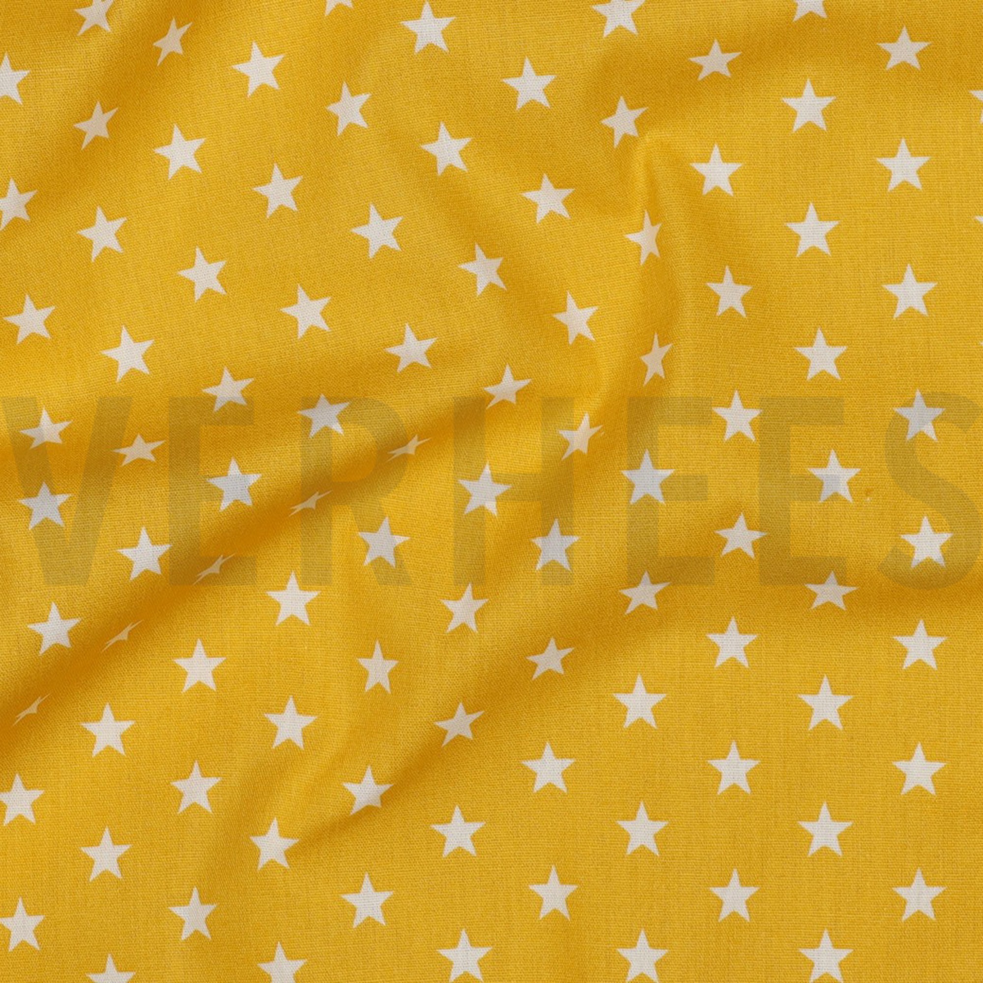 POPLIN PETIT STARS YELLOW (high resolution) #2