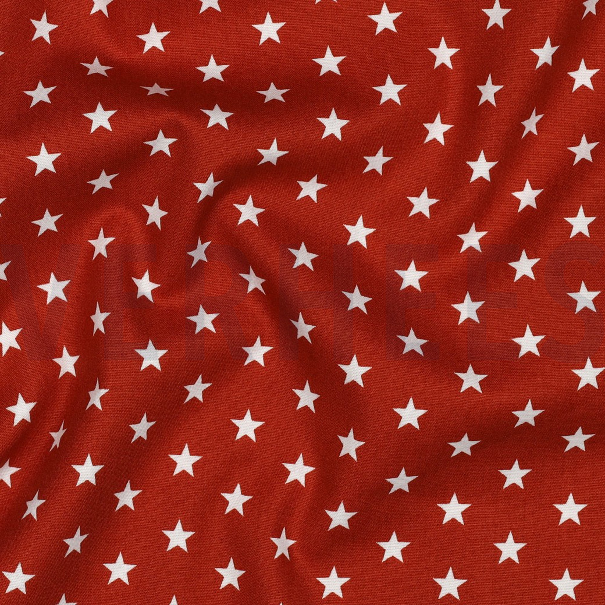 POPLIN PETIT STARS TERRACOTTA (high resolution) #2
