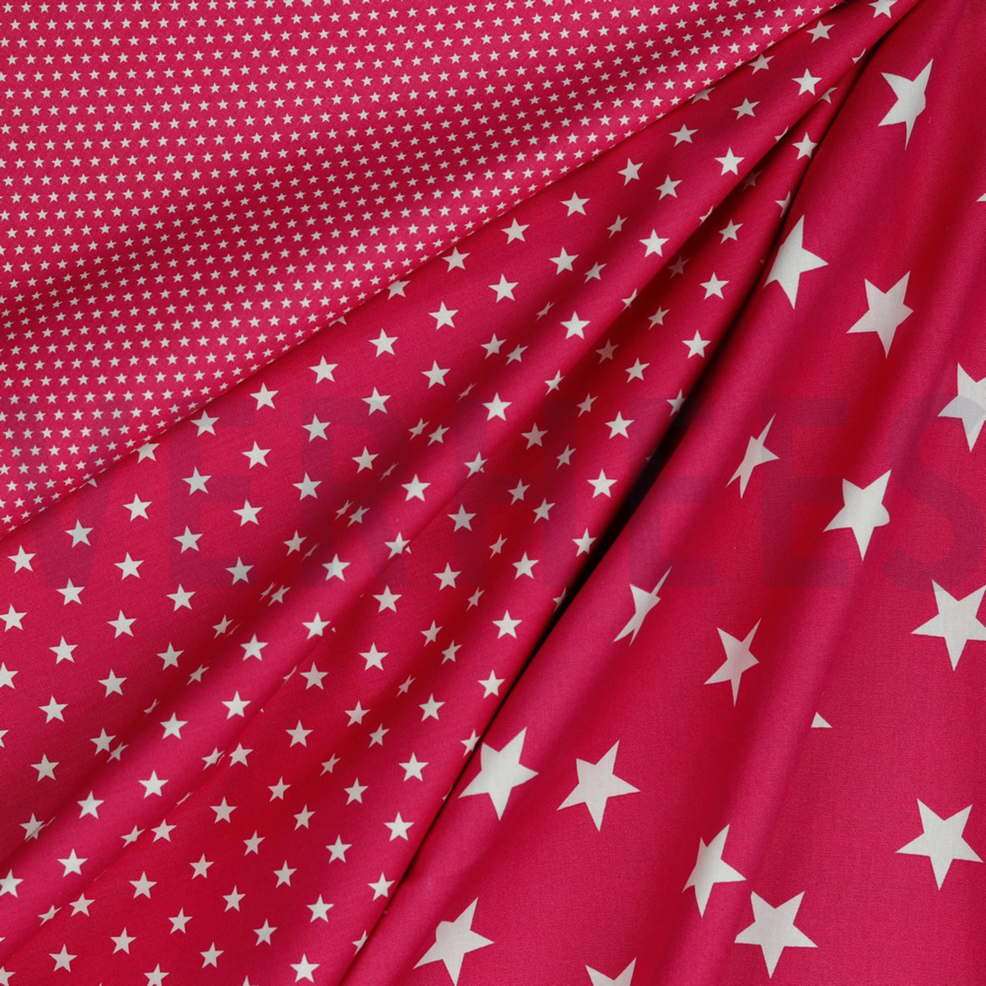 POPLIN MINI STARS PINK (high resolution) #2