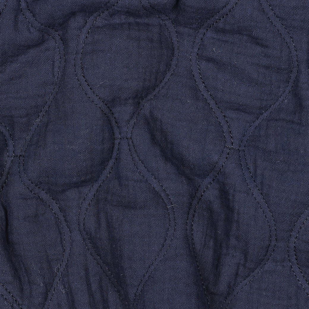 DOUBLE GAUZE QUILT NAVY #7