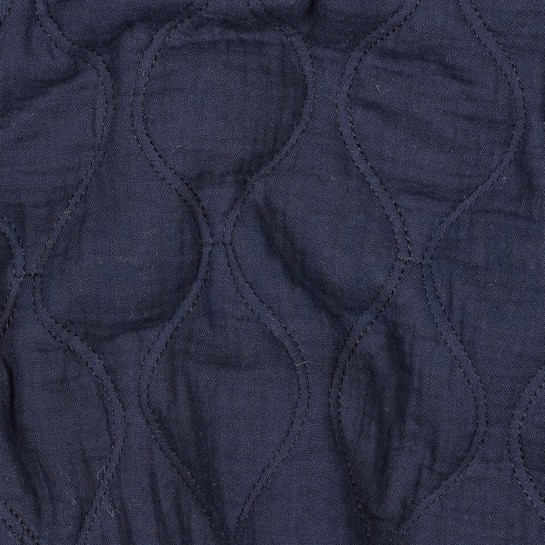 DOUBLE GAUZE QUILT MARINEBLAUW #7