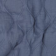 DOUBLE GAUZE QUILT JEANSBLAUW (thumbnail) #2