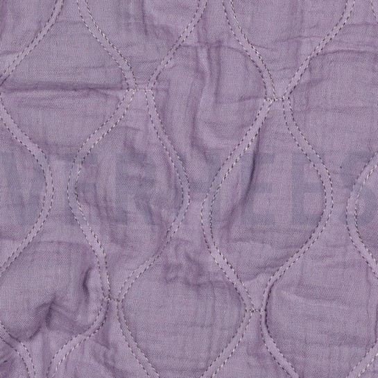 DOUBLE GAUZE QUILT LILAC #7