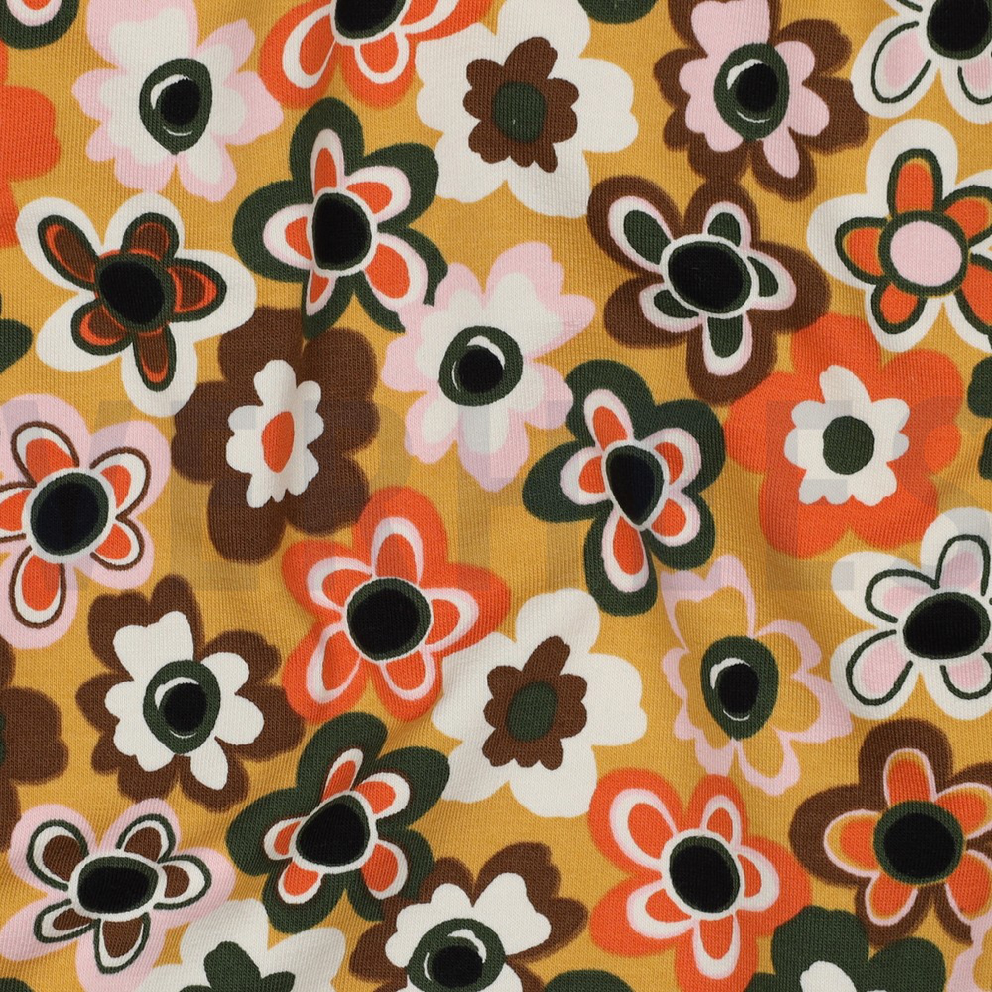 FRENCH TERRY FLEURS CAMEL (high resolution) #2