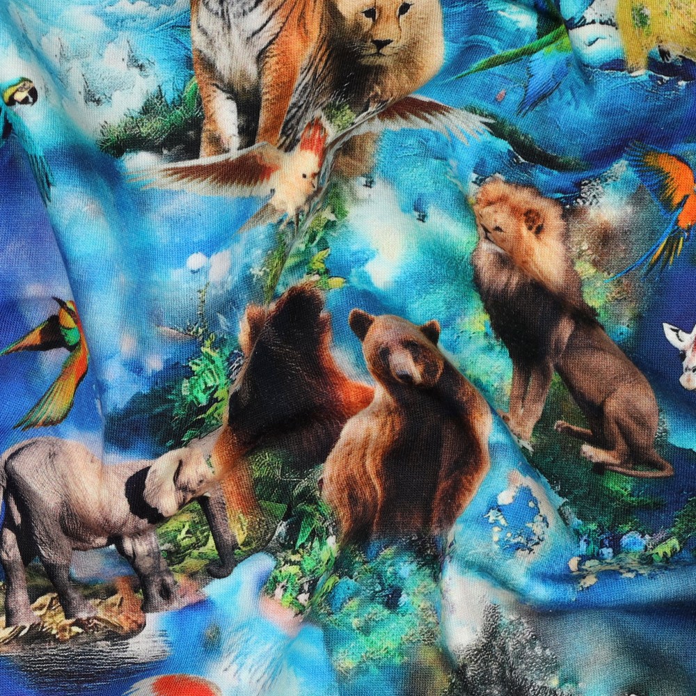 SWEAT DIGITAL TIERE BLAU #7