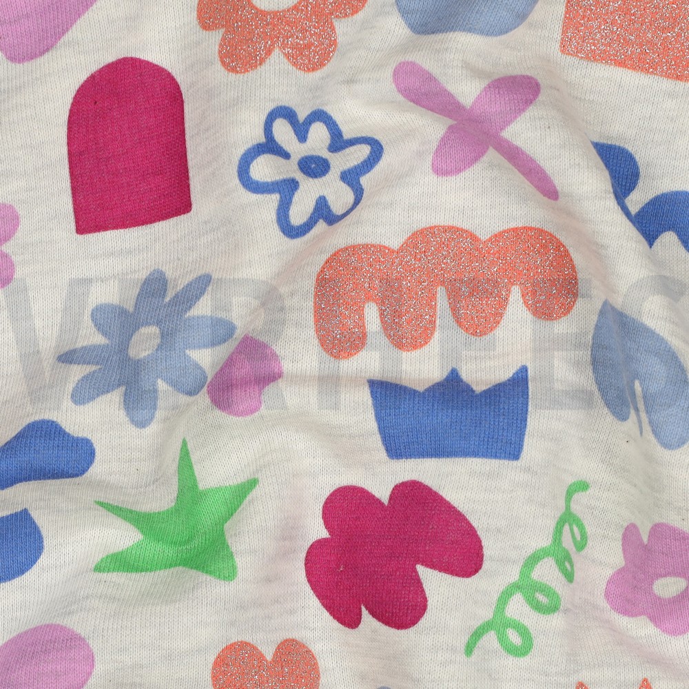 SWEAT MÉLANGE PAILLETTES FORMES DOODLE ÉCRU #7