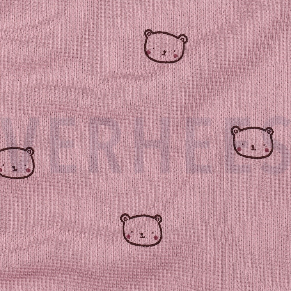 WAFFELJERSEY BÄREN MAUVE #7