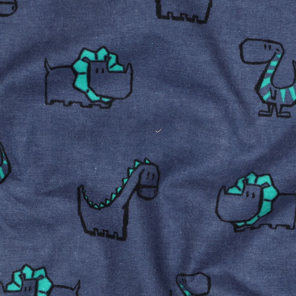 FLANEL DINOSAURUSSEN JEANSBLAUW #7